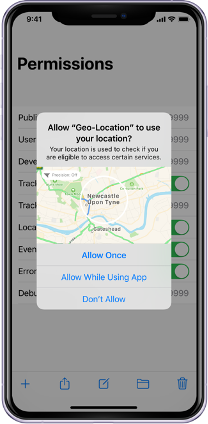 Location Permissions Screen 2